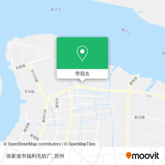 张家港市福利毛纺厂地图
