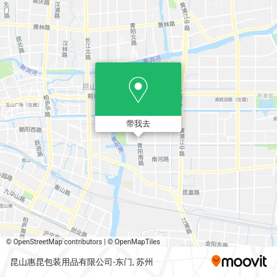 昆山惠昆包装用品有限公司-东门地图