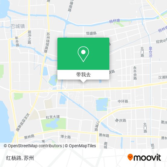 红杨路地图