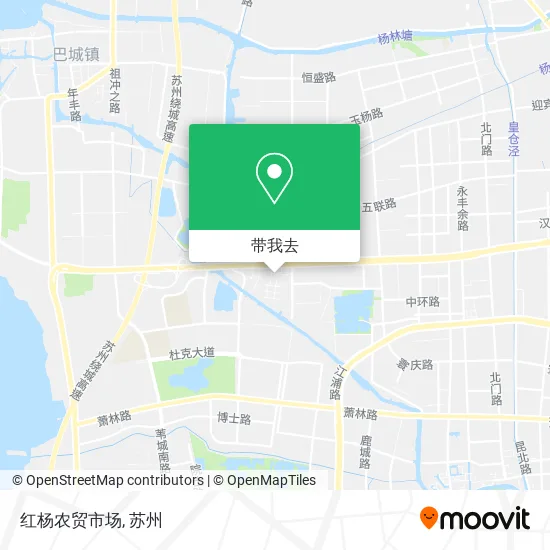 红杨农贸市场地图