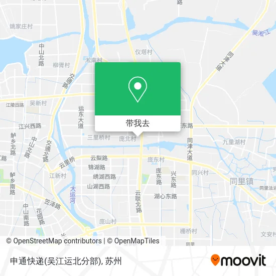 申通快递(吴江运北分部)地图