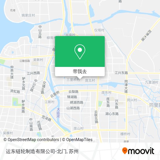 运东链轮制造有限公司-北门地图