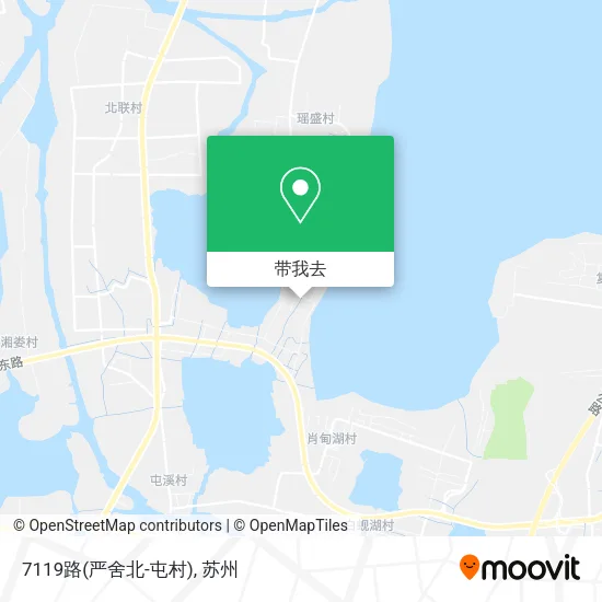 7119路(严舍北-屯村)地图
