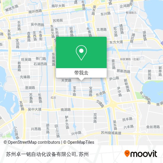 苏州卓一铭自动化设备有限公司地图