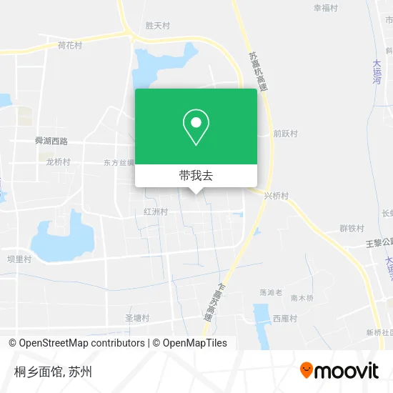 桐乡面馆地图