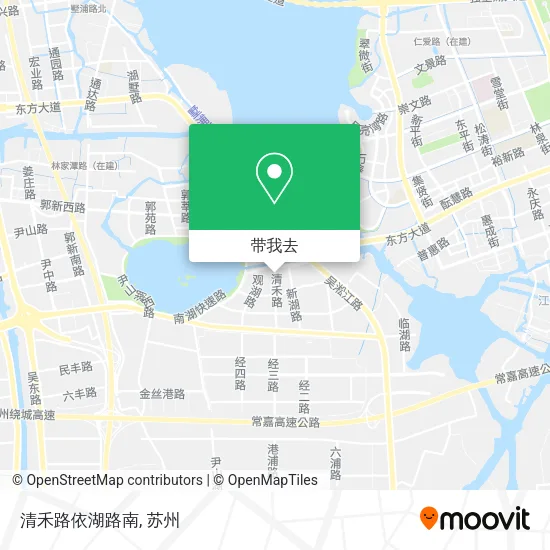 清禾路依湖路南地图