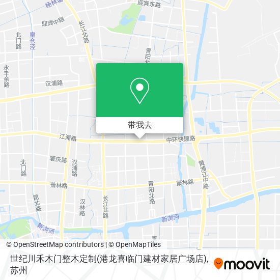 世纪川禾木门整木定制(港龙喜临门建材家居广场店)地图