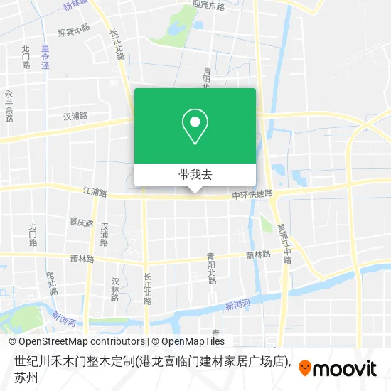 世纪川禾木门整木定制(港龙喜临门建材家居广场店)地图