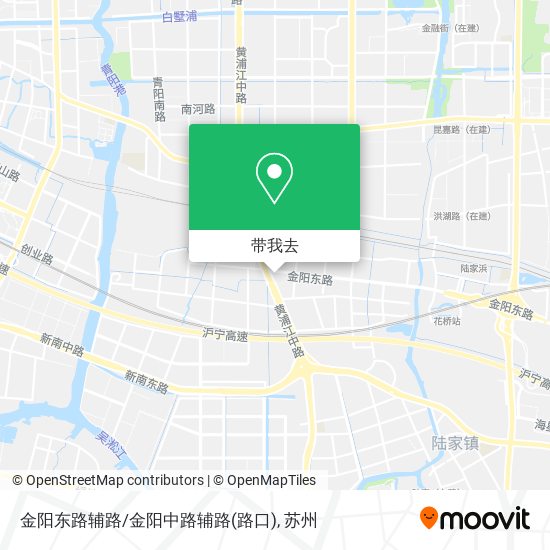 金阳东路辅路/金阳中路辅路(路口)地图