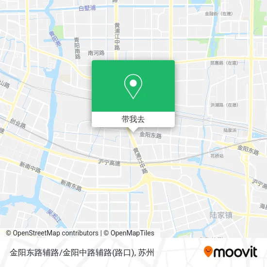 金阳东路辅路/金阳中路辅路(路口)地图