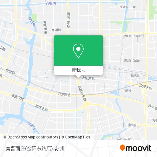 秦晋面庄(金阳东路店)地图