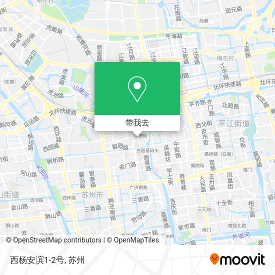 西杨安滨1-2号地图