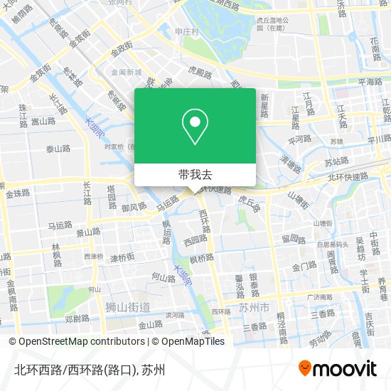 北环西路/西环路(路口)地图