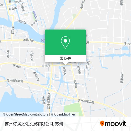 苏州订属文化发展有限公司地图