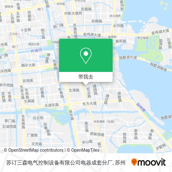 苏订三森电气控制设备有限公司电器成套分厂地图