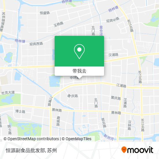 恒源副食品批发部地图