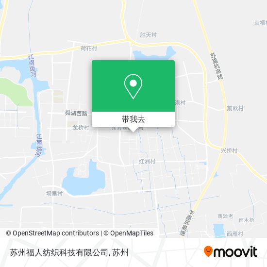 苏州福人纺织科技有限公司地图