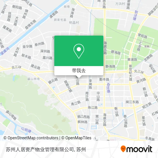 苏州人居资产物业管理有限公司地图