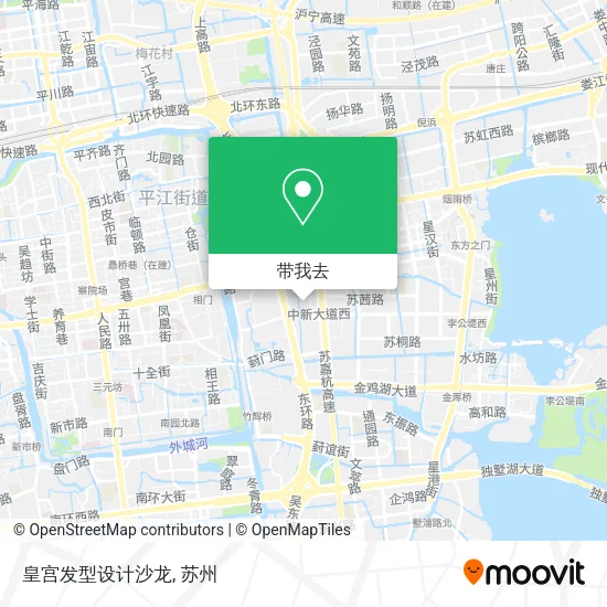 皇宫发型设计沙龙地图