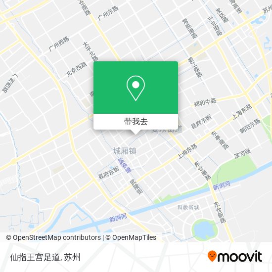 仙指王宫足道地图