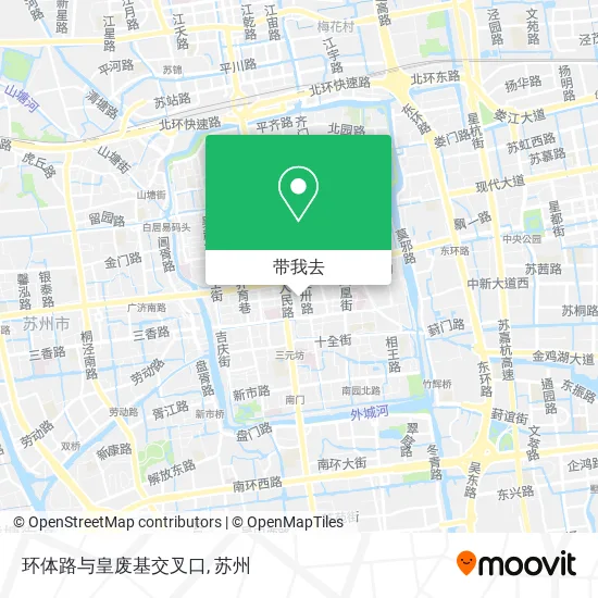 环体路与皇废基交叉口地图