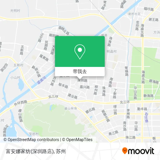 富安娜家纺(深圳路店)地图