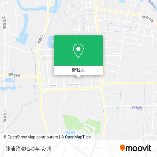 张浦雅迪电动车地图