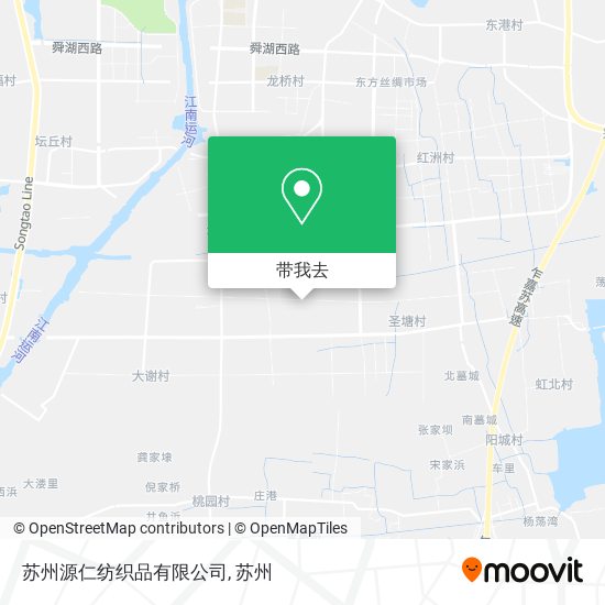 苏州源仁纺织品有限公司地图