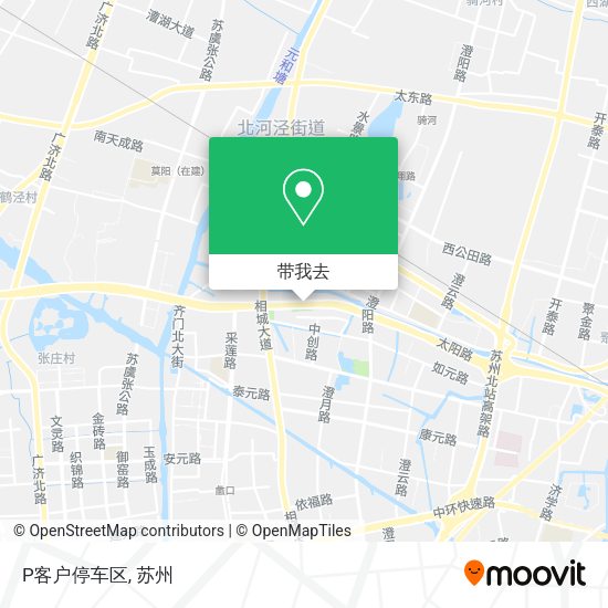 P客户停车区地图