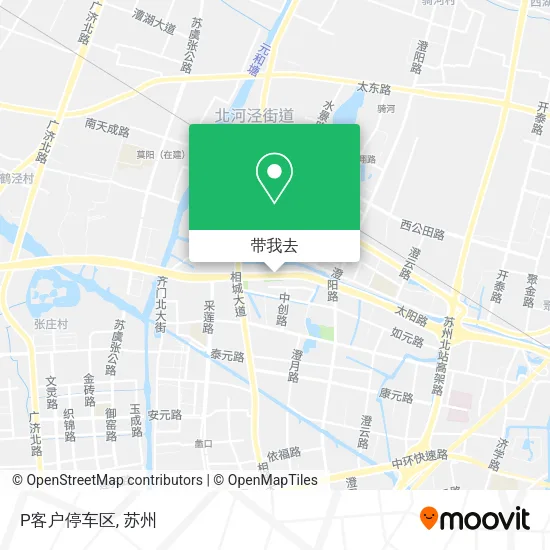 P客户停车区地图