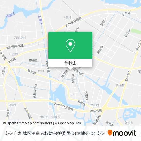 苏州市相城区消费者权益保护委员会(黄埭分会)地图