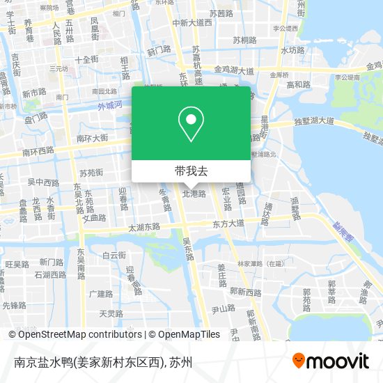 南京盐水鸭(姜家新村东区西)地图