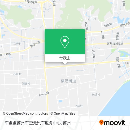 车点点苏州车壹元汽车服务中心地图