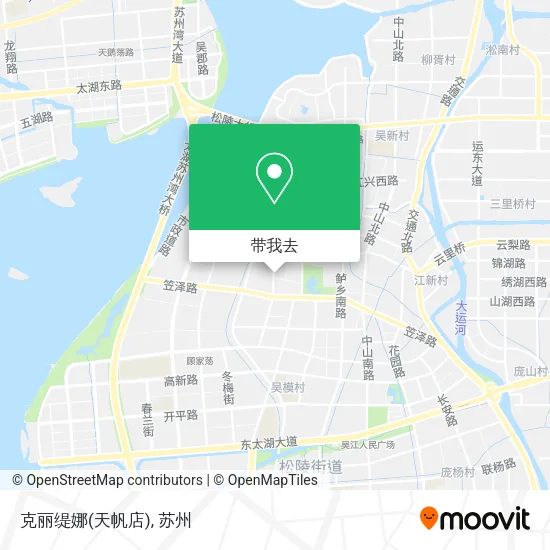 克丽缇娜(天帆店)地图