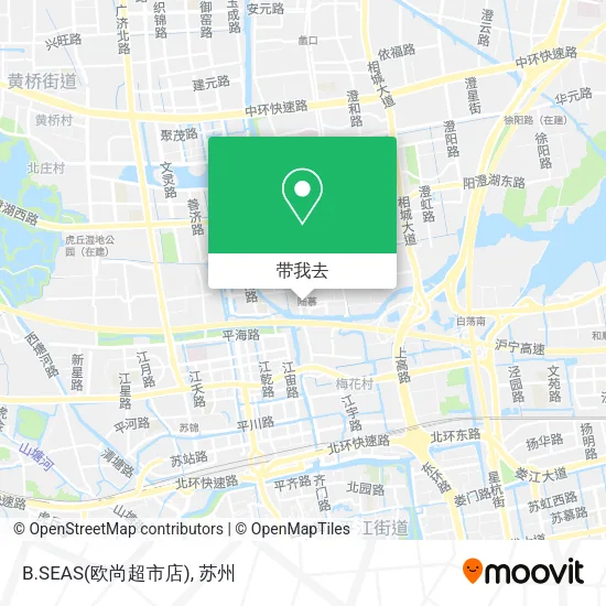 B.SEAS(欧尚超市店)地图