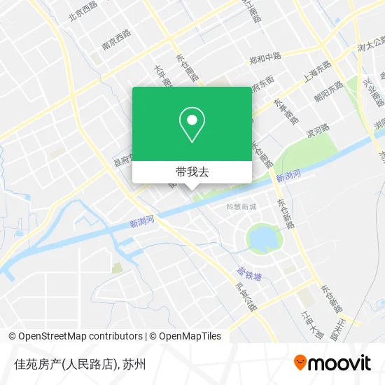 佳苑房产(人民路店)地图