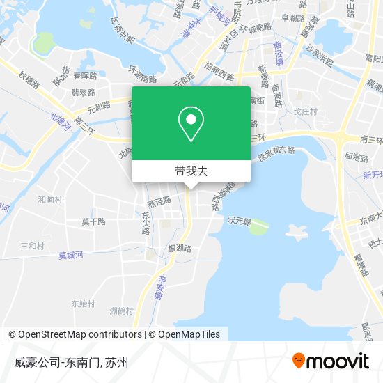 威豪公司-东南门地图