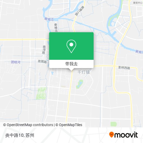 炎中路10地图