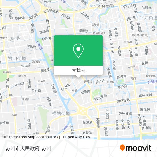 苏州市人民政府地图