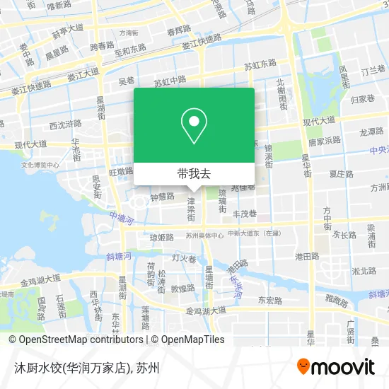 沐厨水饺(华润万家店)地图