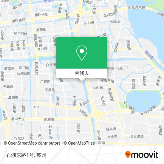 石湖东路1号地图