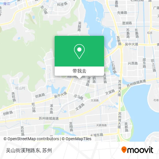 吴山街溪翔路东地图
