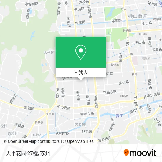 天平花园-27幢地图