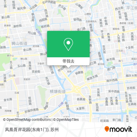 凤凰胥岸花园(东南1门)地图