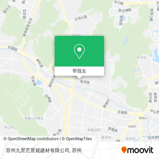 苏州九景艺景观建材有限公司地图