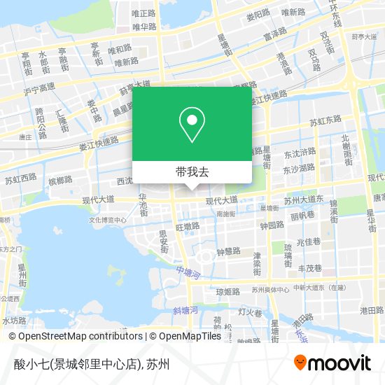 酸小七(景城邻里中心店)地图