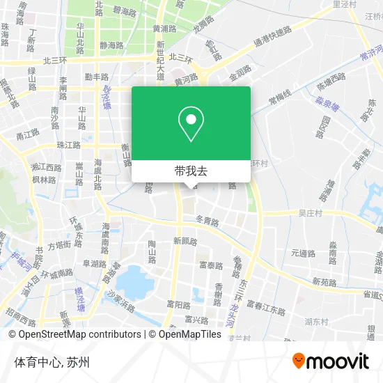 体育中心地图