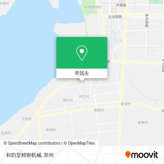和韵堂精密机械地图