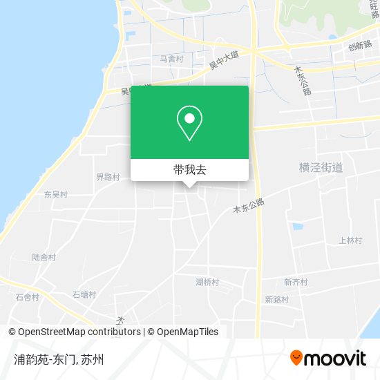 浦韵苑-东门地图