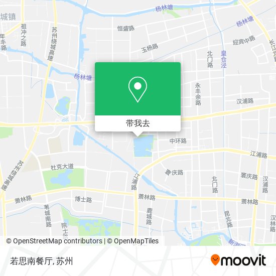 若思南餐厅地图